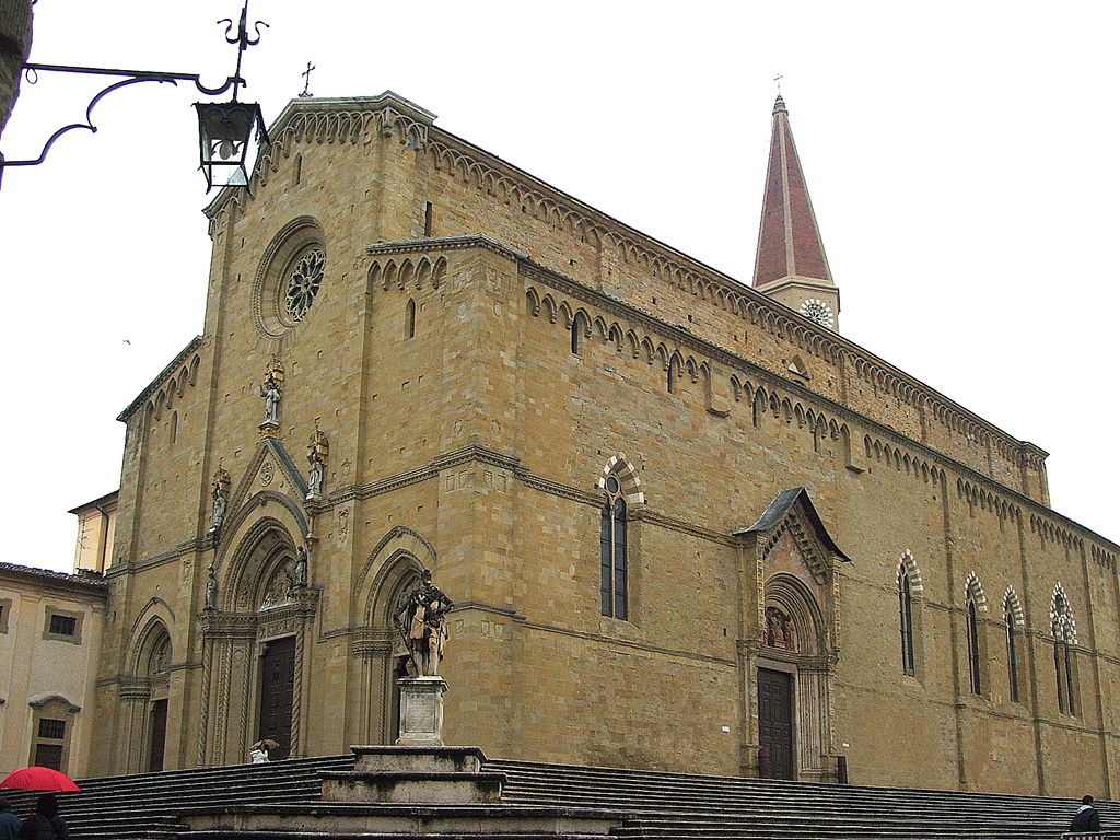 exterior of Cathedral of Arezzo