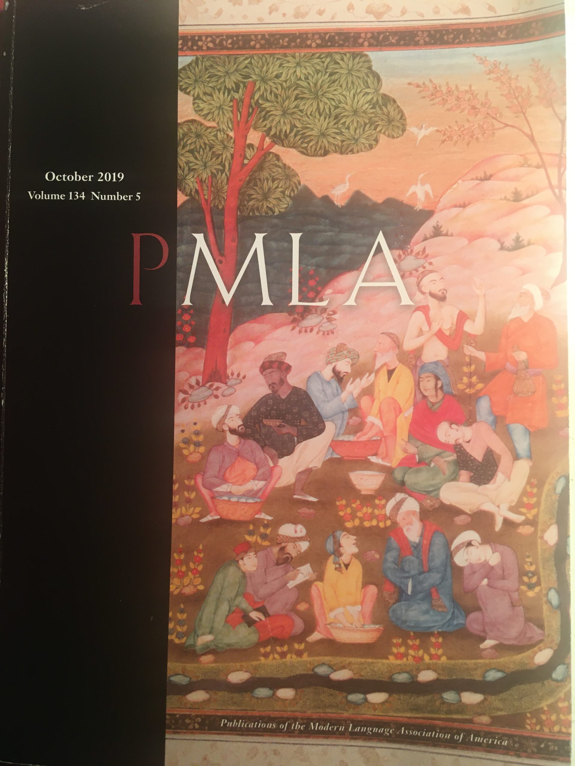 Cover of PMLA 134.5 [10.2019]