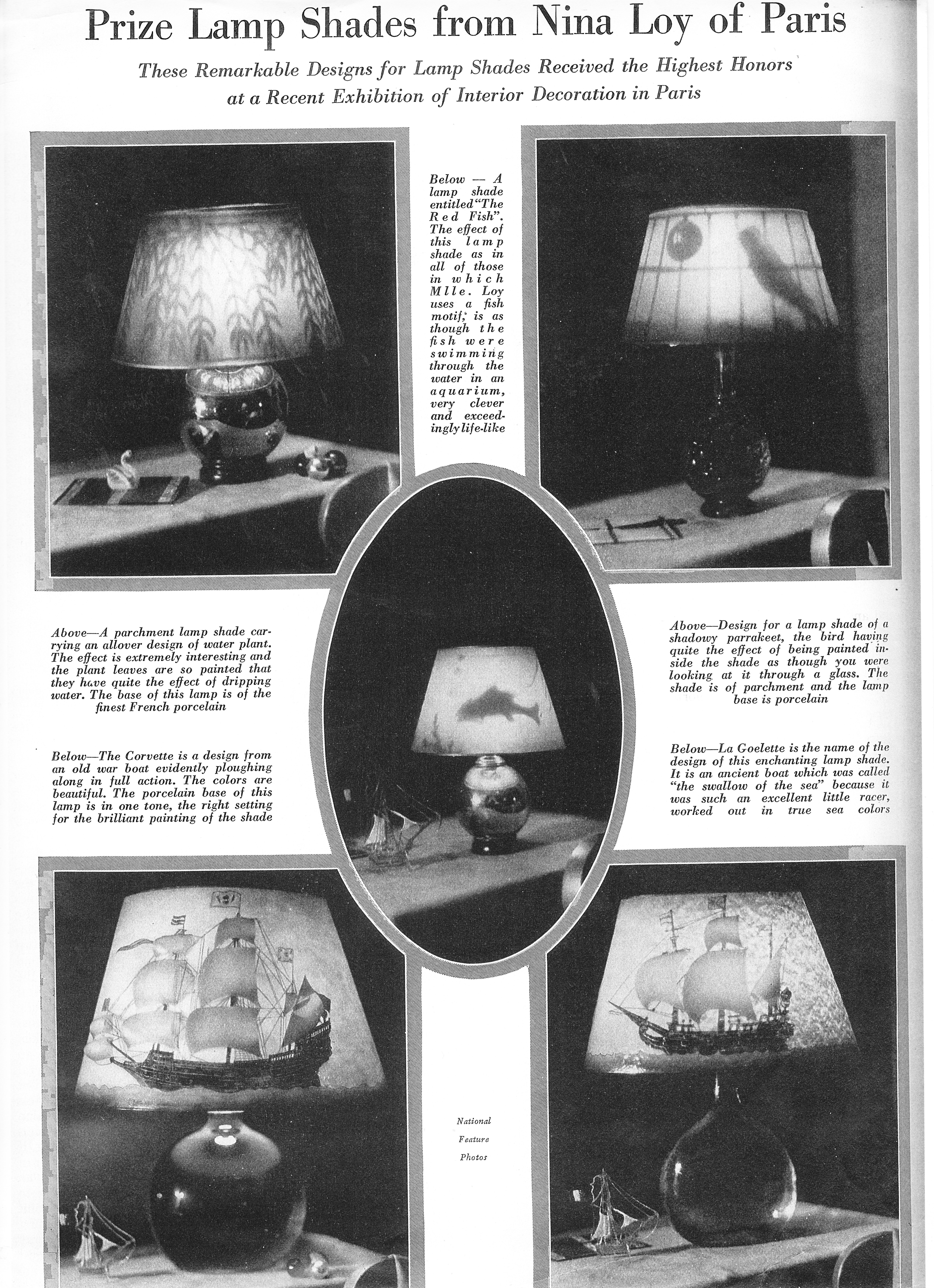 photos of lampshades
