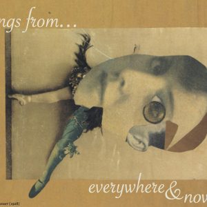 post card with surrealist painting - greetings from everywhere & nowhere