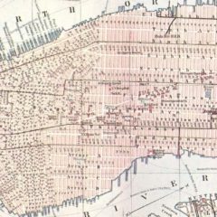 Baedeker map of New York