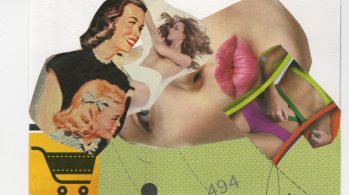 collage of women's faces, lips, and bodies