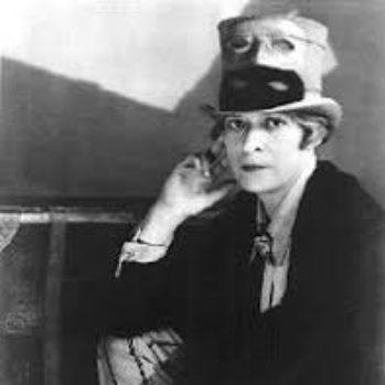 black and white photograph of Janet Flanner