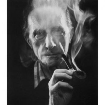 Marcel Duchamp (With Pipe) - Photo by John D. Schiff