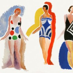 1928 Delauney painting of women in swimsuits