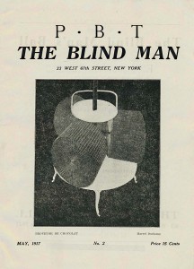 Cover of Blind Man 2 featuring a picture of Duchamp's Chocolate Grinder