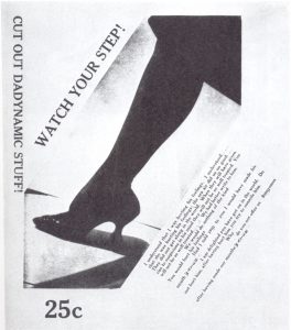 Dada advertisement with heel
