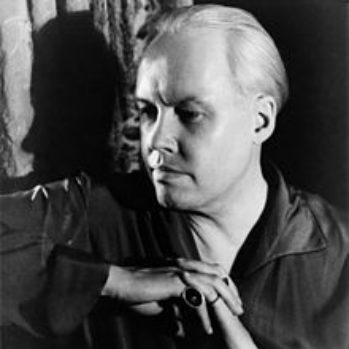 black and white portrait photograph of Carl Van Vechten
