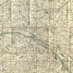 Baedeker map of Paris 1924