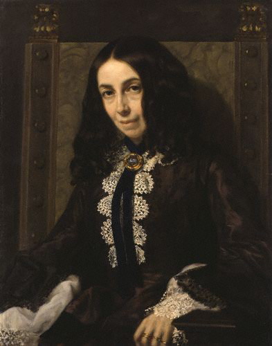 portrait of Elizabeth Barrett Browning