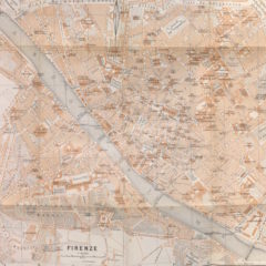 Baedeker map of Florence