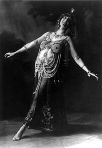 Photo of Gertrude Hoffman dancing