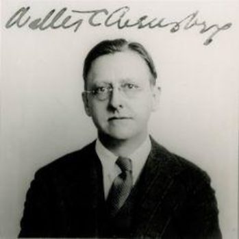 black and white passport photograph of "Walter Arensberg"